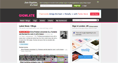 Desktop Screenshot of gigulate.com